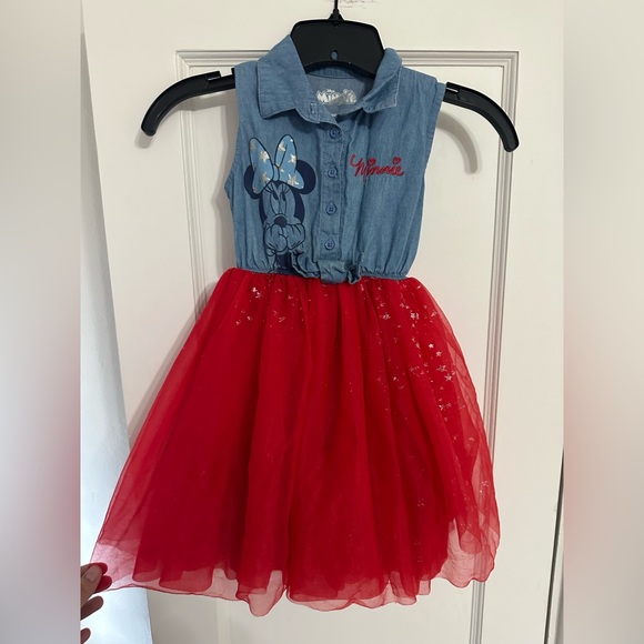 Disney Other - Disney Minnie Mouse Denim Dress